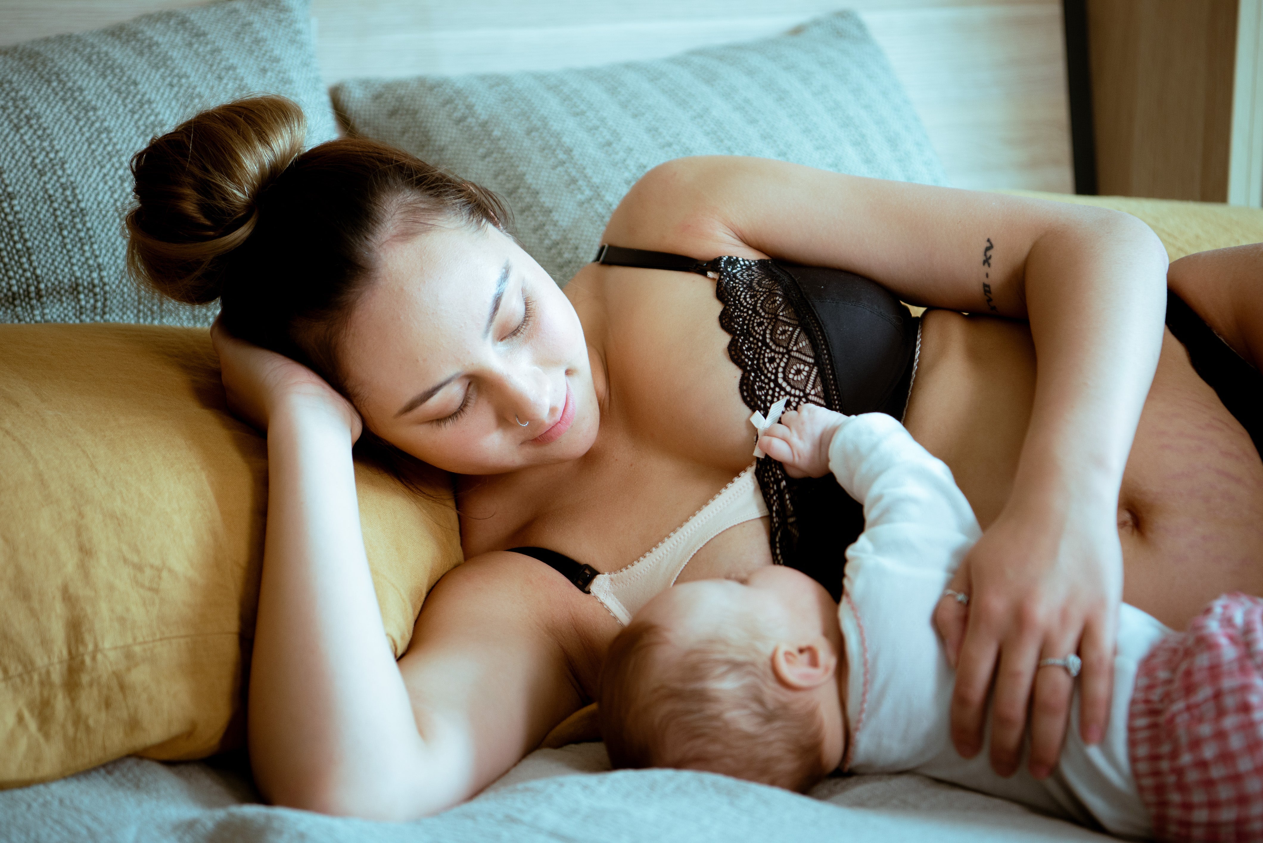 Breastfeeding Bras  Pregnancy Bras- Tagged green - Hotmilk Lingerie