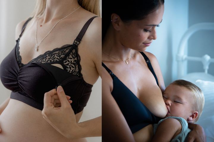 A-Frame Vs. Side Sling Nursing Bra 