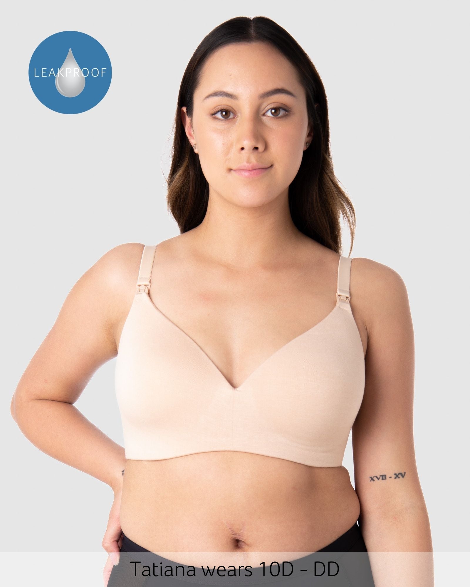 Embrace Leakproof Contour Nursing Bra in Frappe