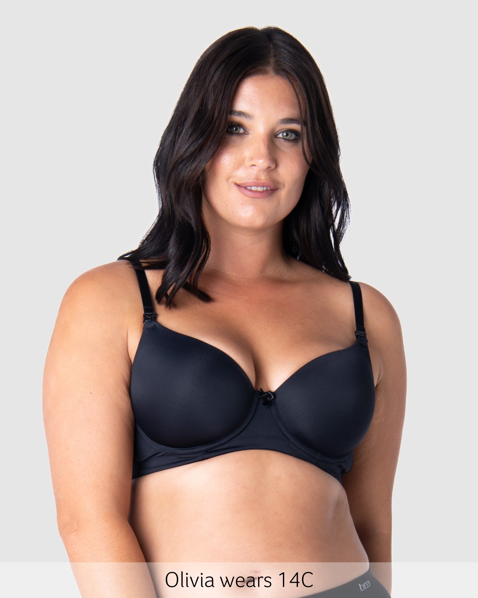 Forever Yours Flexiwire Contour Nursing Bra in Black