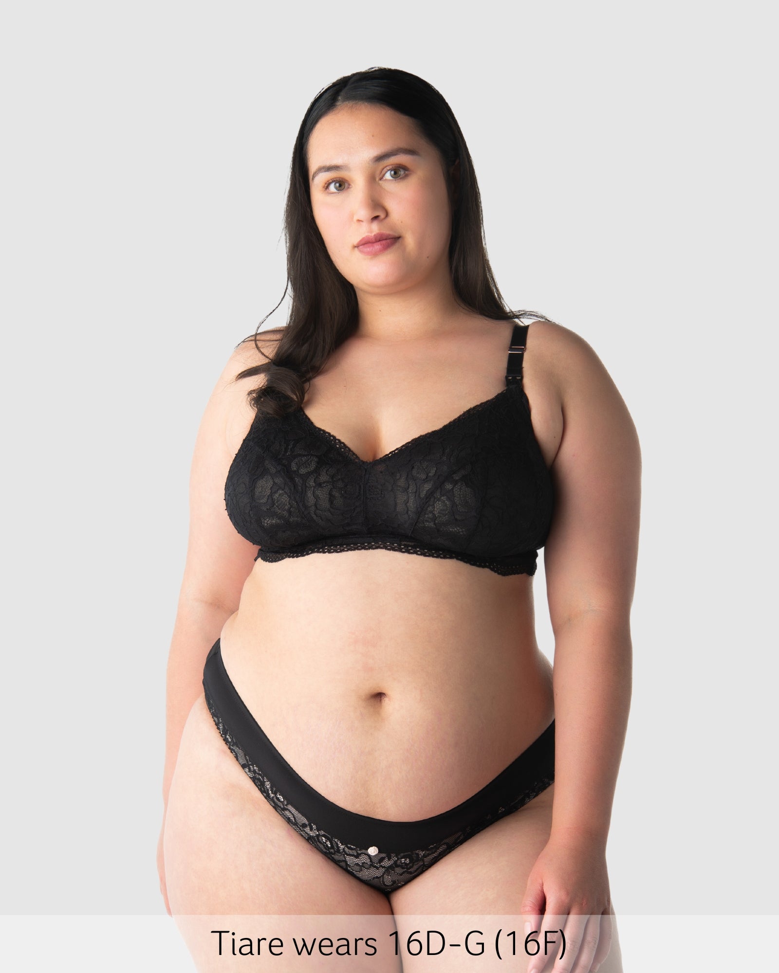 Heroine Wirefree Nursing Bralette in Black