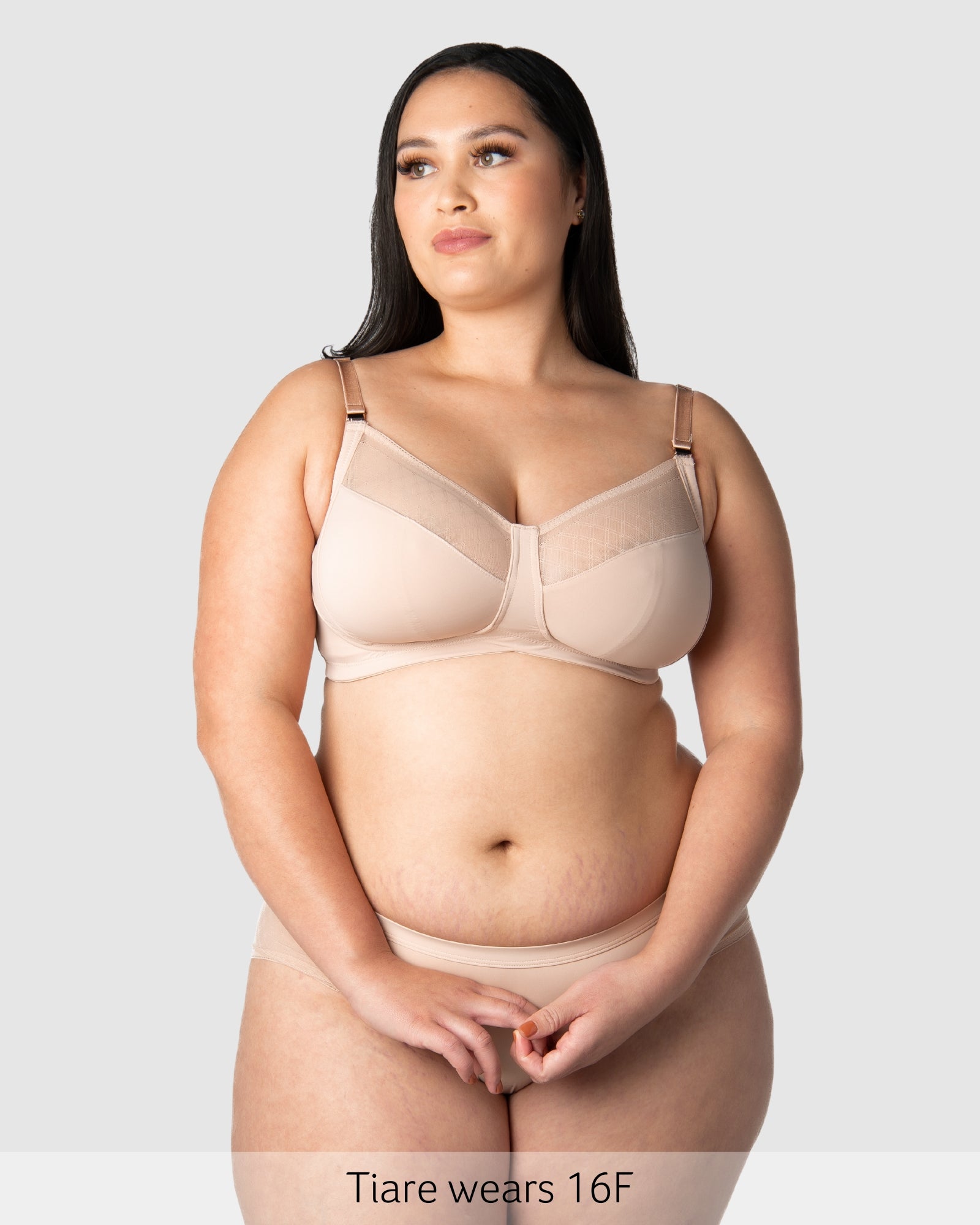 Lunar Eclipse Wirefree Nursing Bra in Almond