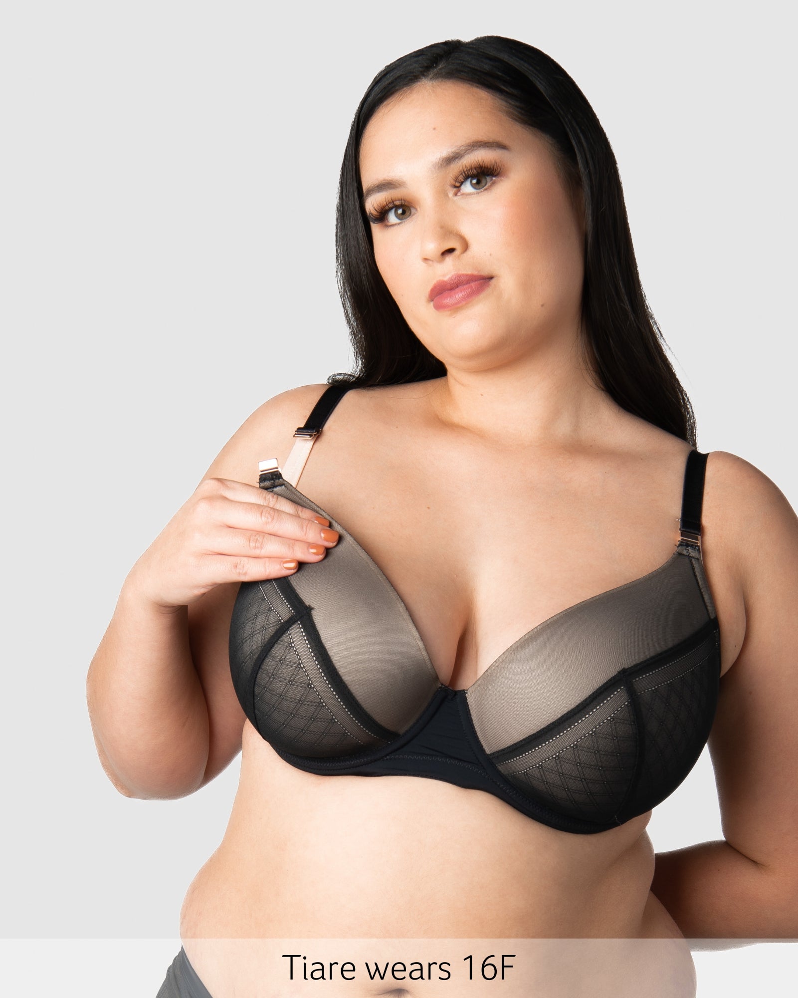 Magnetic Nursing Clip featured on the  Lunar Plunge Flexi Underwire Contour Nursing Bra in Black