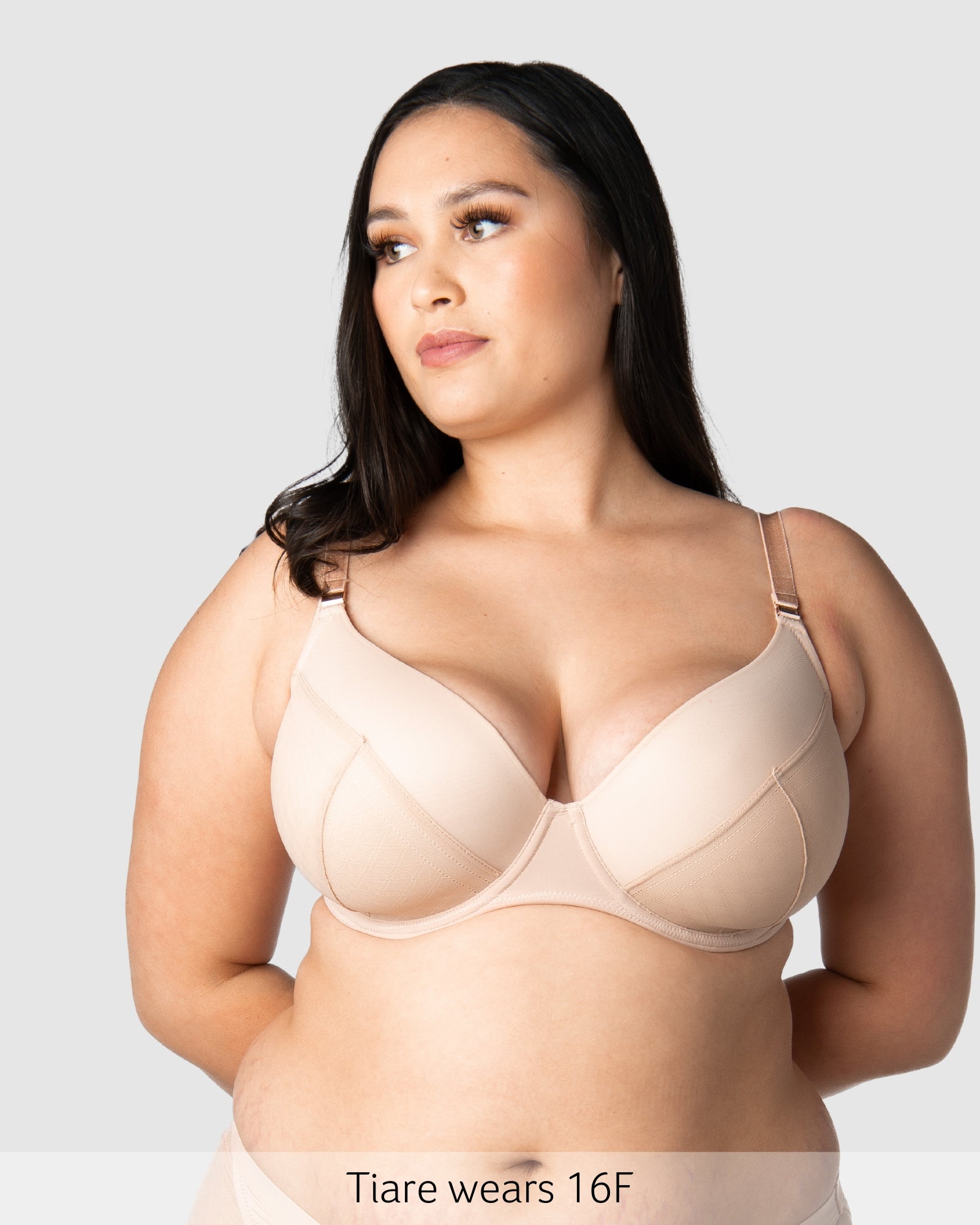 Lunar Plunge Flexi Underwire Contour bra in Cashmere