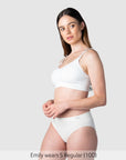 My Necessity Wirefree Nursing Bra in White