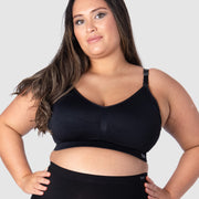 My Necessity Wirefree Busty Nursing Bra in Black