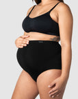 HOTMILK MY NECESSITY SEAMLESS BLACK PREGNANCY FULL BRIEF