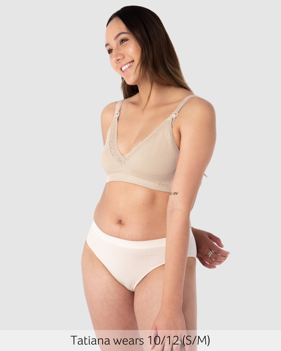 My Necessity Seamless Maternity Brief in Ivory