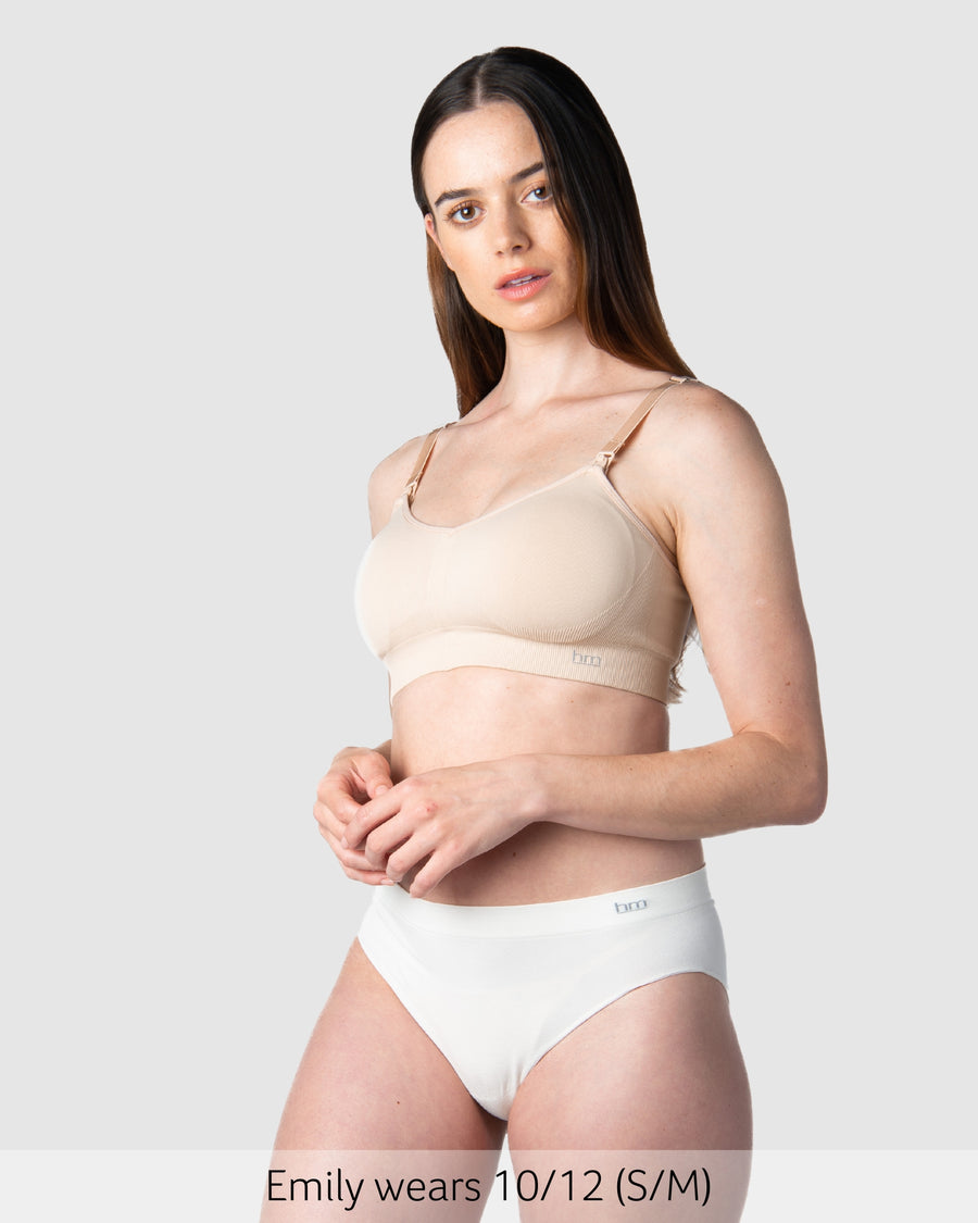 My Necessity Seamless Maternity Brief in Ivory