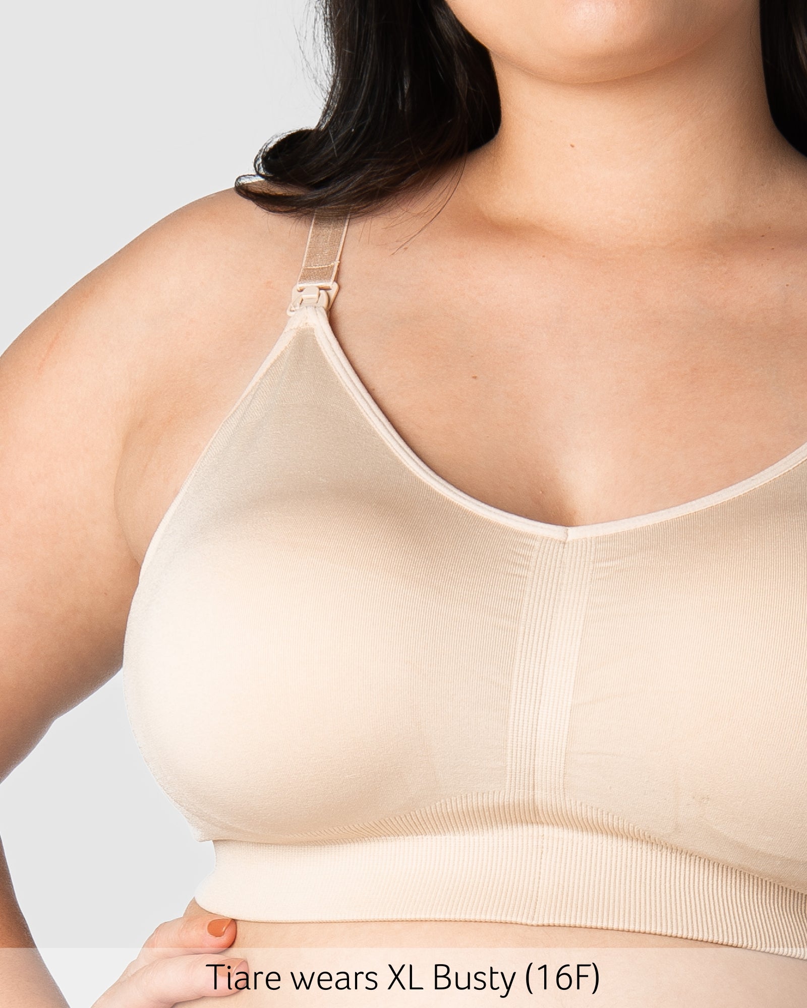 Crop of My Necessity Wirefree Nursing Bra in Frappe