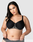 Obsession Contour Nursing Bra with Flexi Underwire in Black