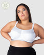 HOTMILK AU REACTIVATE SPORTS WHITE NURSING MATERNITY BRA - FLEXI UNDERWIRE