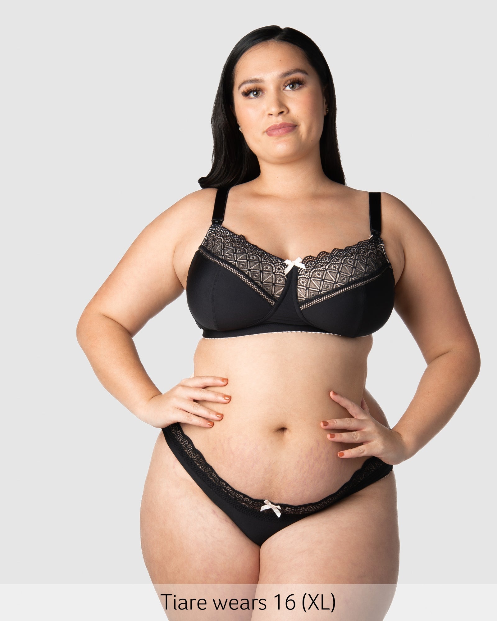 Show Off Maternity Brief in Black