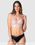 Warrior Wirefree Soft Cup Nursing Bra in Blush