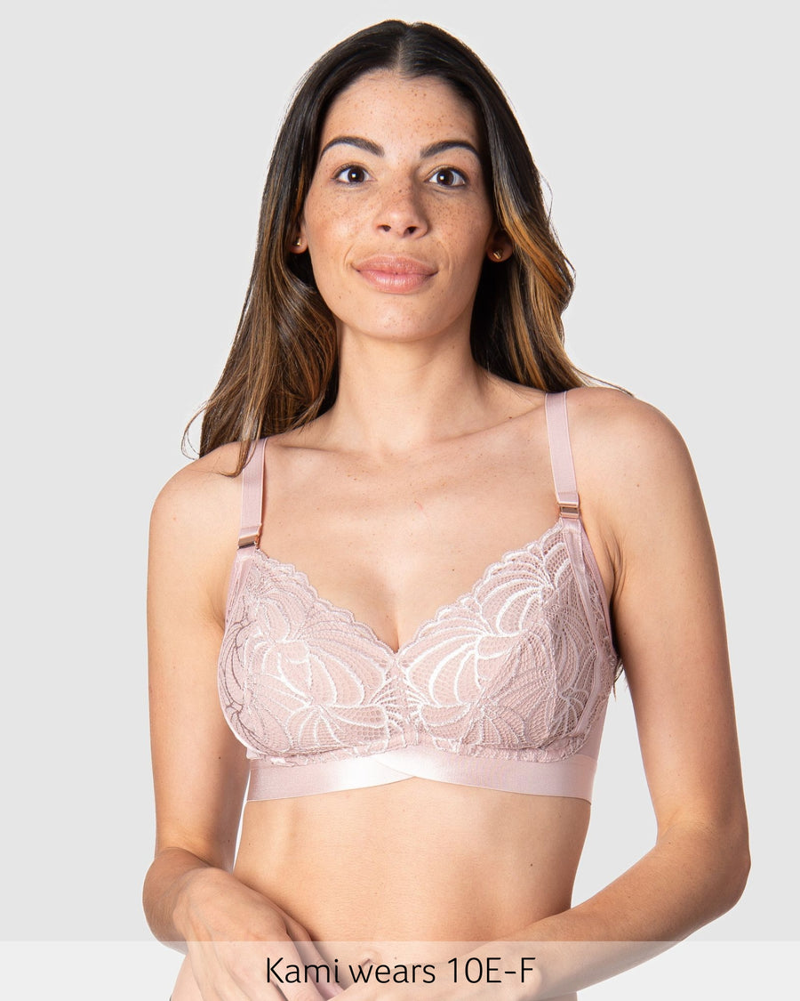 Warrior Wirefree Soft Cup Nursing Bra in Blush