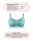 Tecnical features on My Necessity Multifit Sleep Nursing Bra in Jade