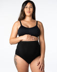 MY NECESSITY SEAMLESS BLACK PREGNANCY FULL BRIEF