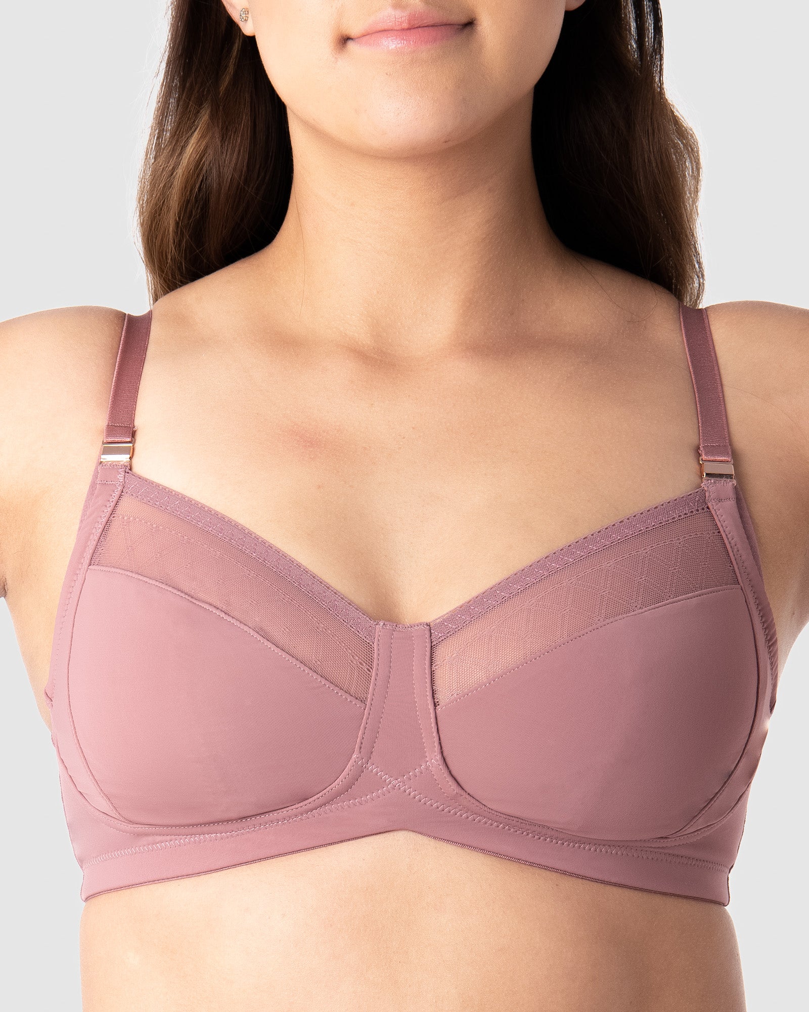 HOTMILK AU LUNAR ECLIPSE ANTIQUE ROSE NURSING BREASTFEEDING MATERNITY  BRA - WIREFREE