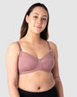 HOTMILK AU LUNAR ECLIPSE ANTIQUE ROSE NURSING BREASTFEEDING MATERNITY  BRA - WIREFREE