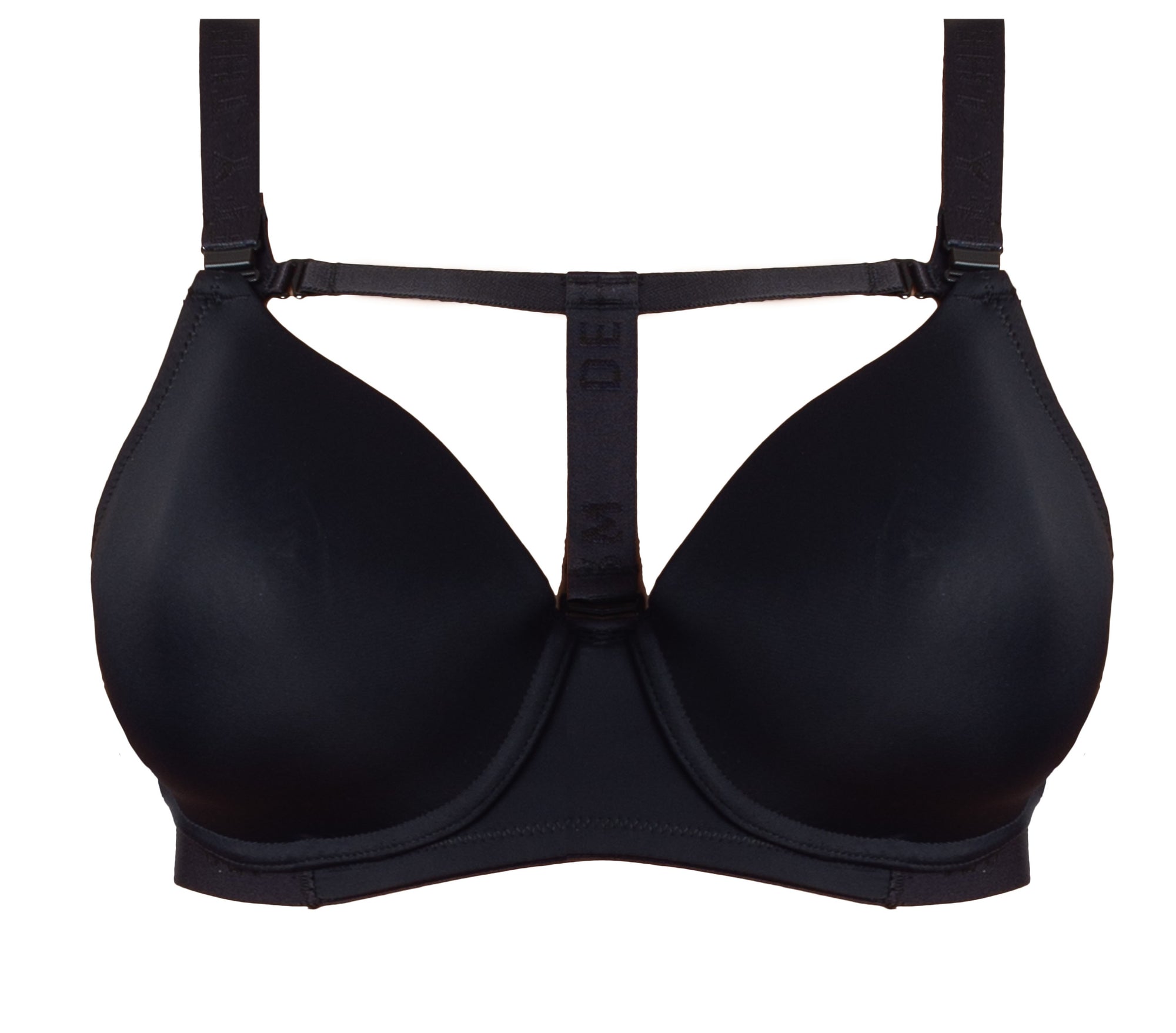 DEFY CONTOUR BLACK NURSING BRA - FLEXI UNDERWIRE