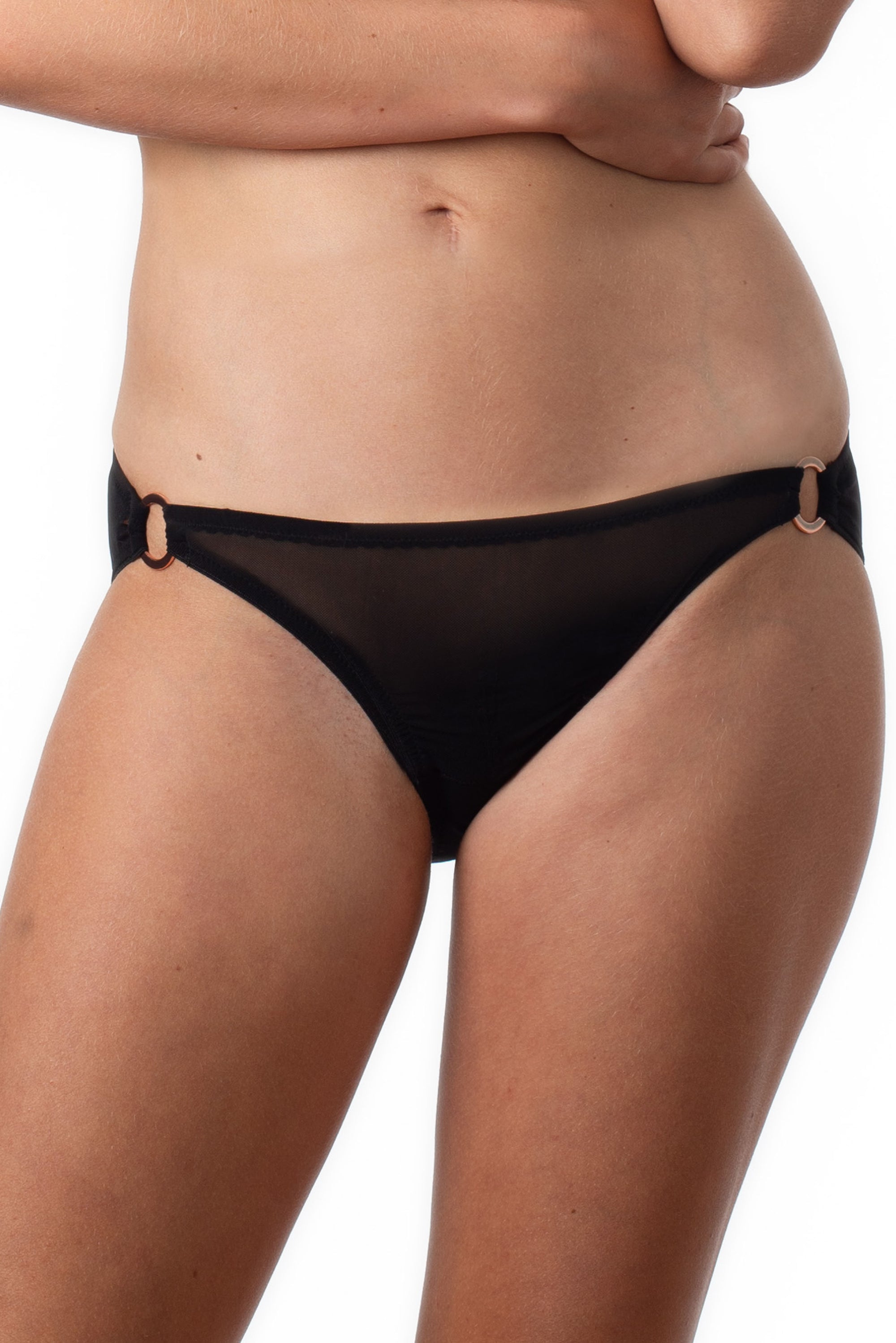 HOTMILK AU PROVOCATEUR BLACK MATERNITY BIKINI BRIEF